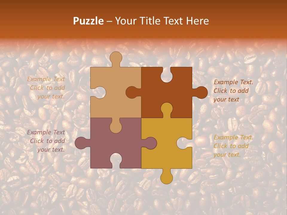 Nobody Caffeine Black PowerPoint Template