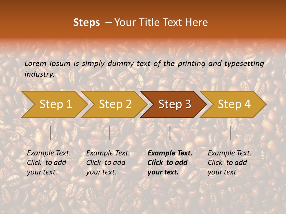 Nobody Caffeine Black PowerPoint Template