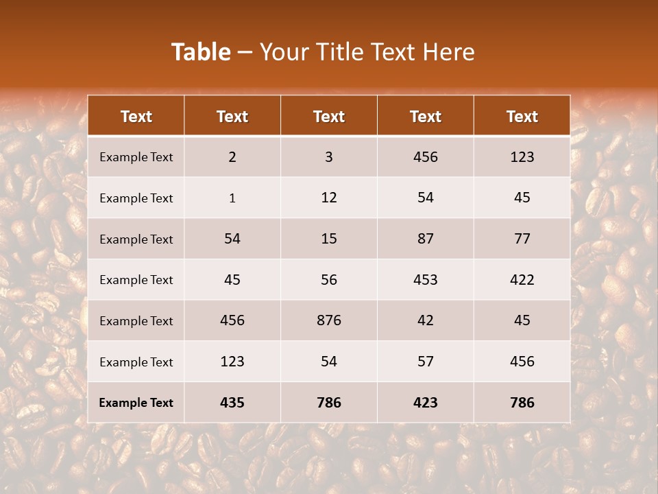 Nobody Caffeine Black PowerPoint Template