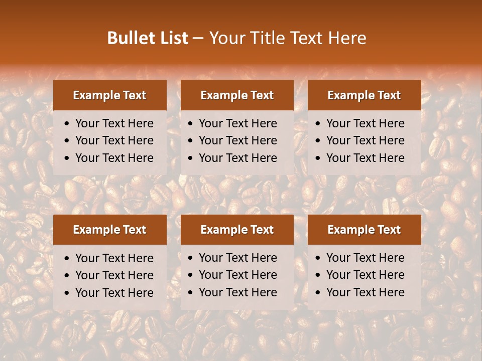 Nobody Caffeine Black PowerPoint Template