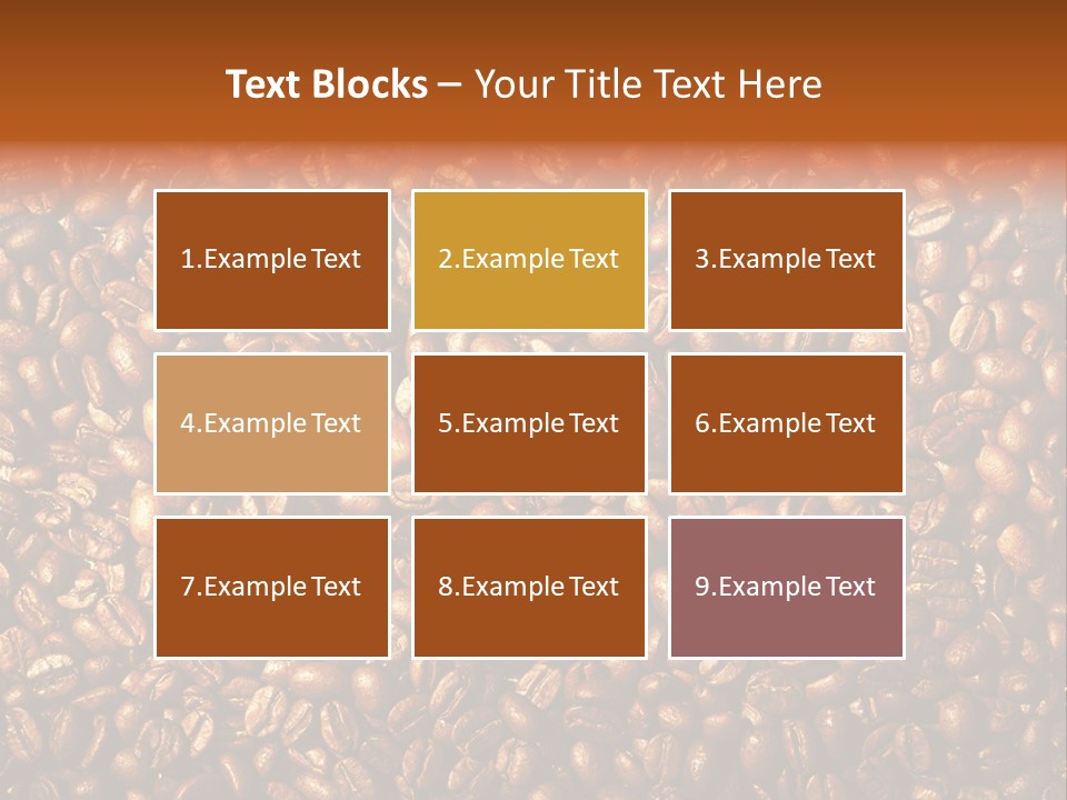 Nobody Caffeine Black PowerPoint Template
