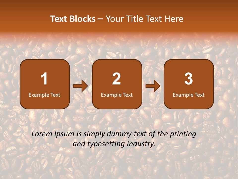 Nobody Caffeine Black PowerPoint Template