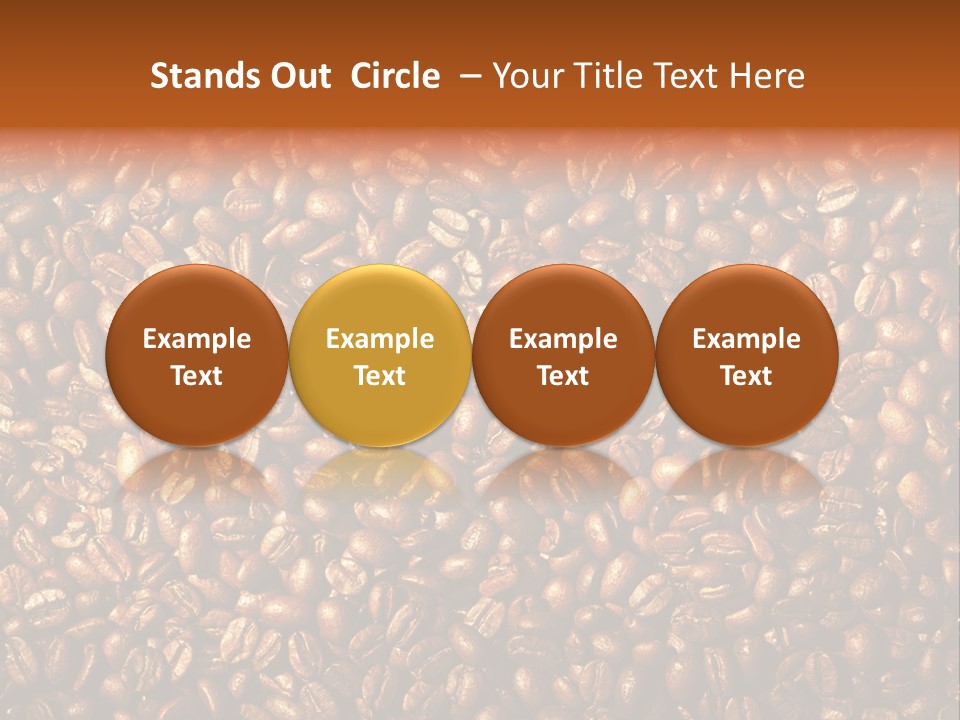Nobody Caffeine Black PowerPoint Template