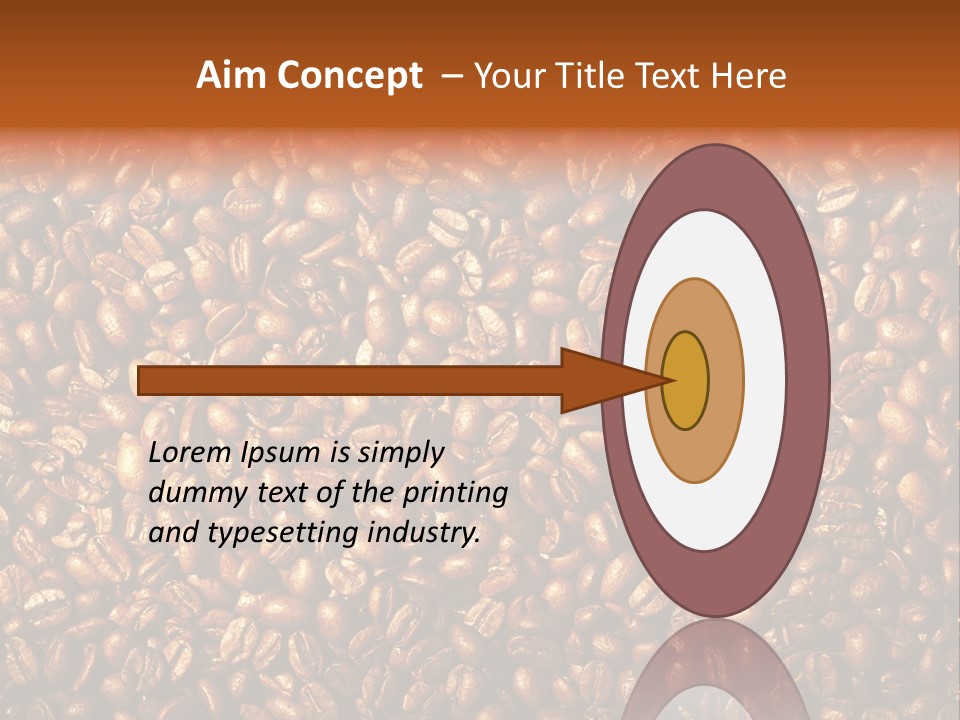 Nobody Caffeine Black PowerPoint Template