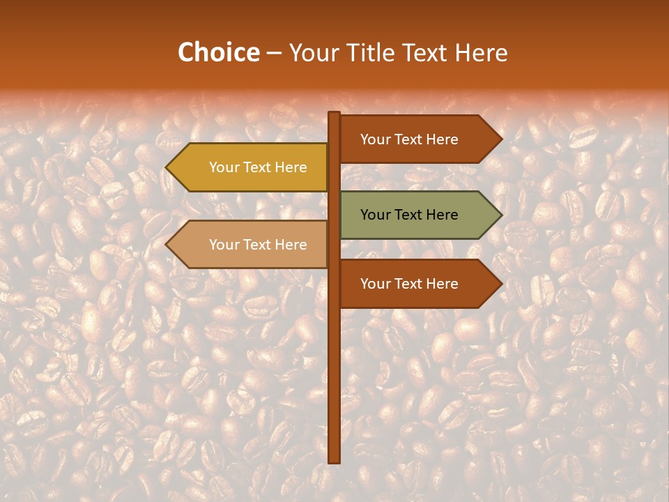 Nobody Caffeine Black PowerPoint Template