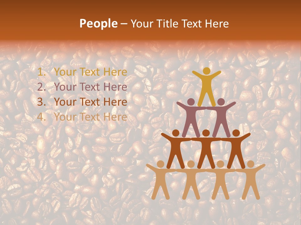 Nobody Caffeine Black PowerPoint Template