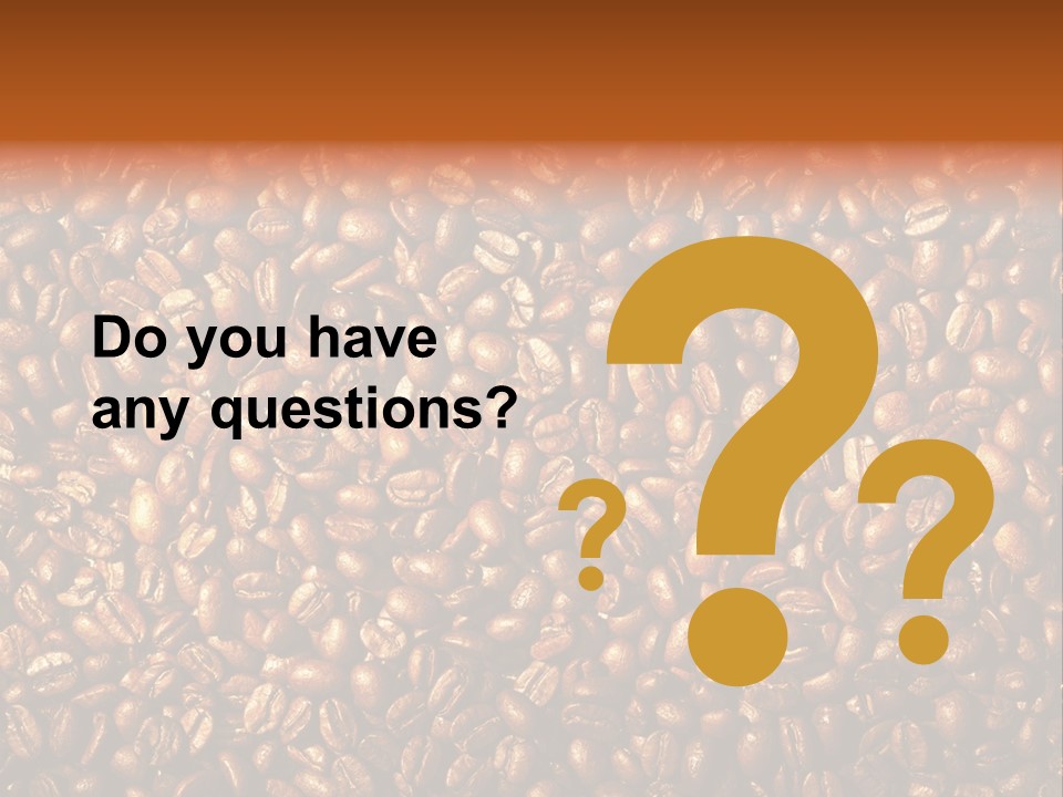 Nobody Caffeine Black PowerPoint Template