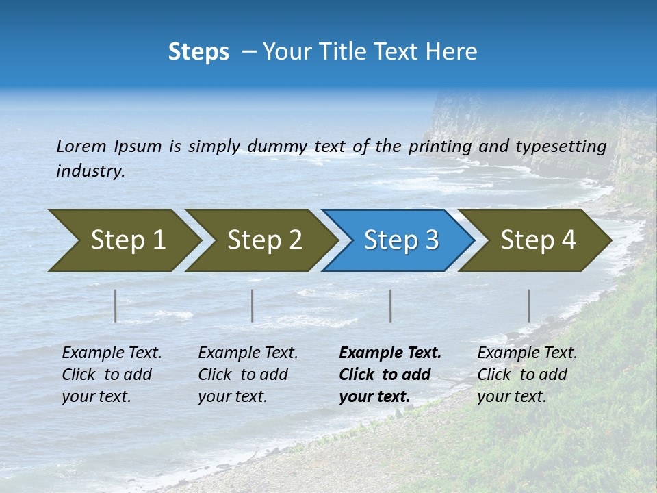 Sunny Relax Green PowerPoint Template