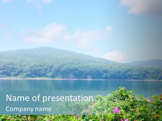 Landscape Green Scene PowerPoint Template