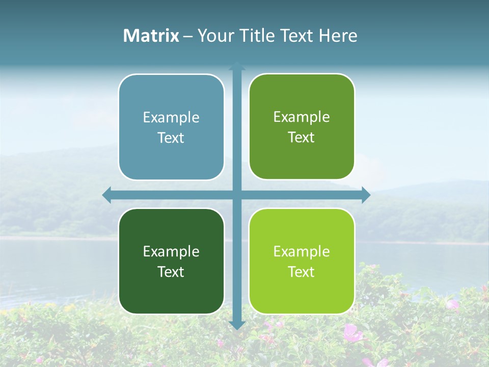Landscape Green Scene PowerPoint Template