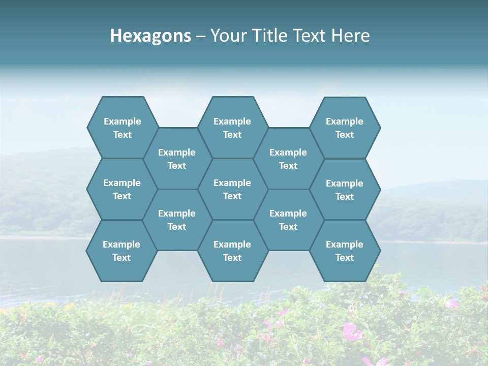 Landscape Green Scene PowerPoint Template