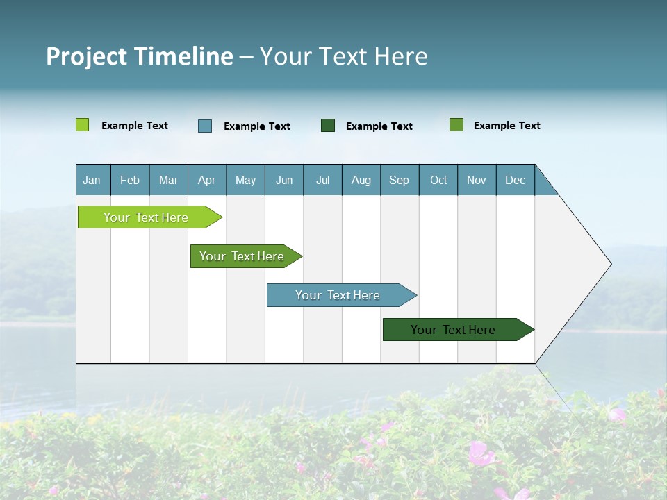 Landscape Green Scene PowerPoint Template