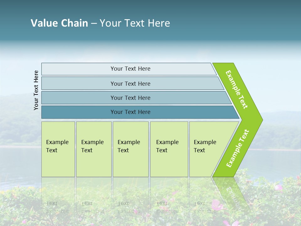 Landscape Green Scene PowerPoint Template