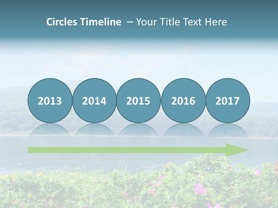 Landscape Green Scene PowerPoint Template