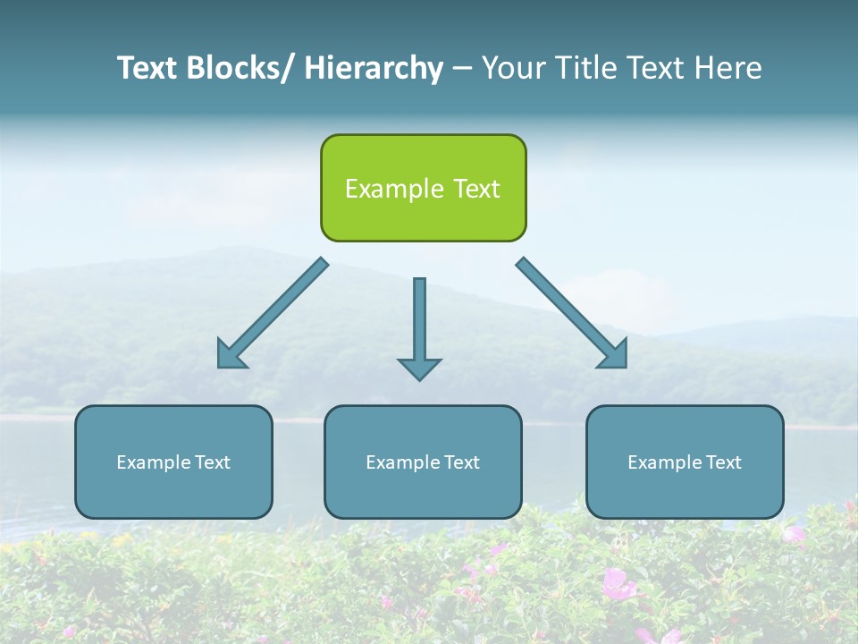 Landscape Green Scene PowerPoint Template