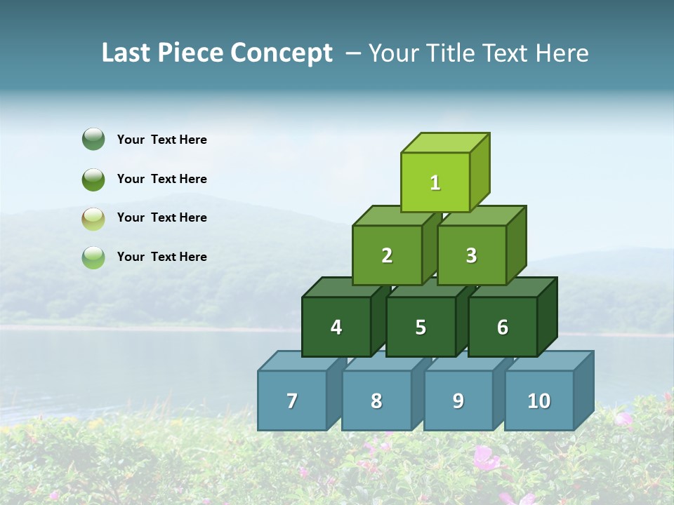 Landscape Green Scene PowerPoint Template