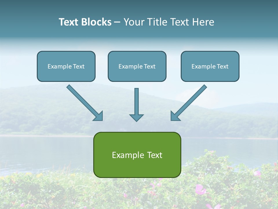 Landscape Green Scene PowerPoint Template