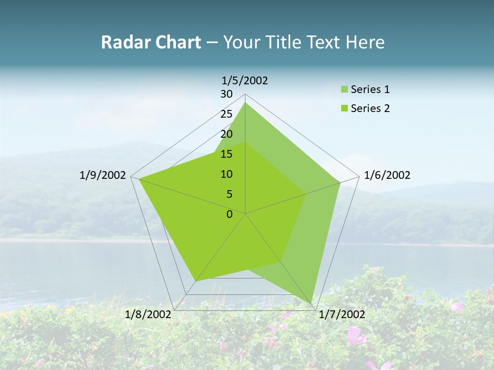 Landscape Green Scene PowerPoint Template