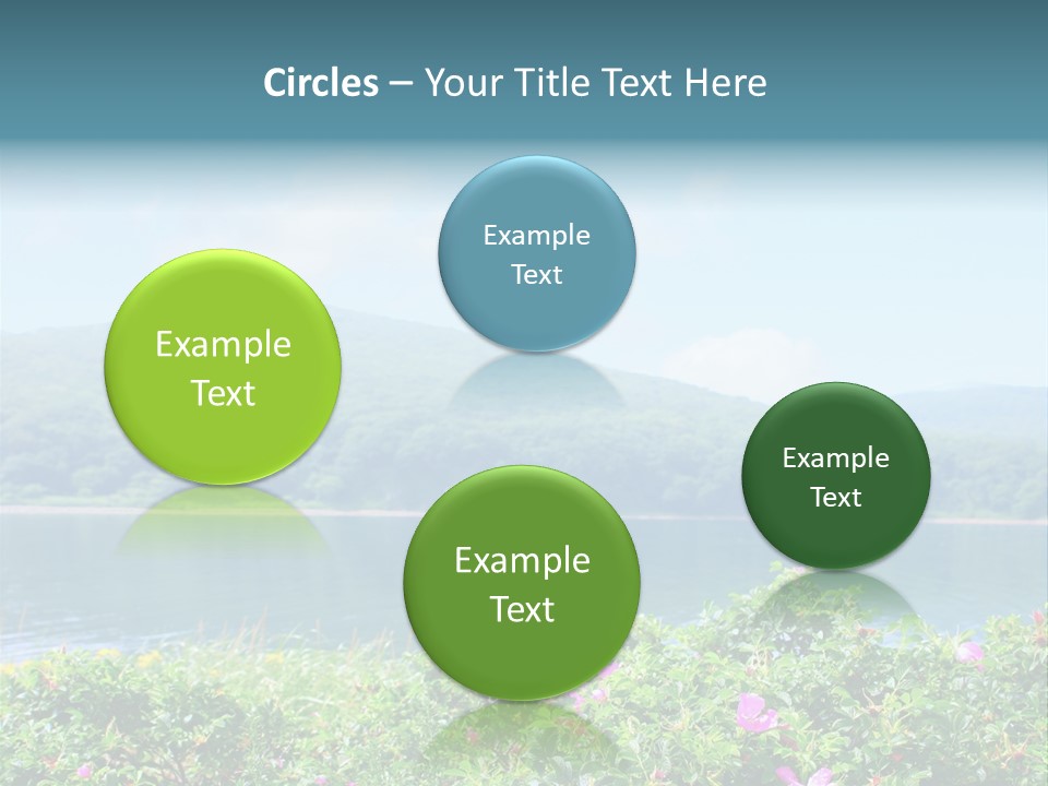Landscape Green Scene PowerPoint Template