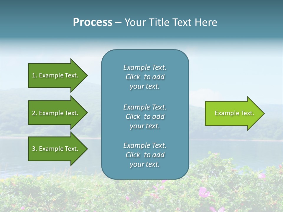 Landscape Green Scene PowerPoint Template