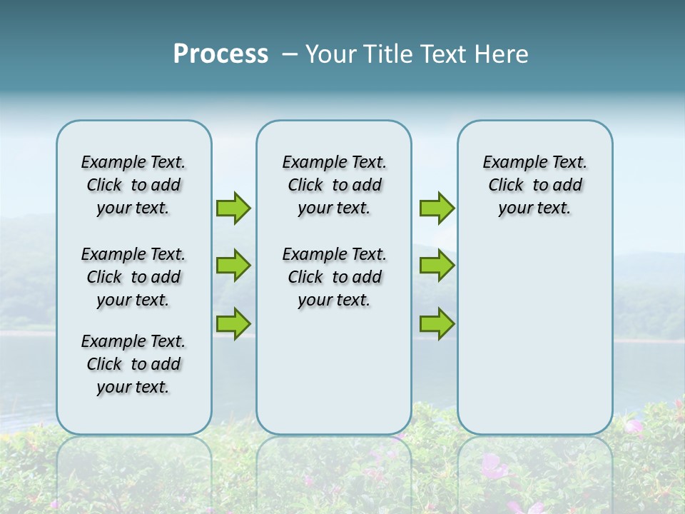 Landscape Green Scene PowerPoint Template