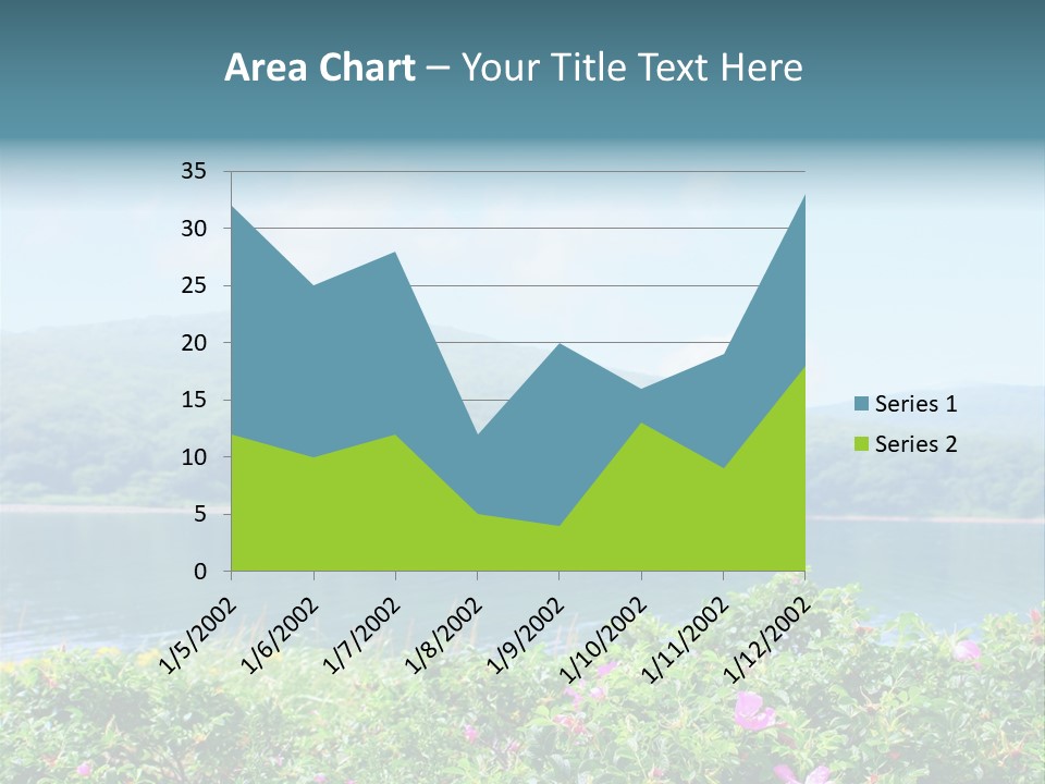 Landscape Green Scene PowerPoint Template