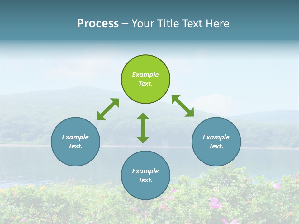 Landscape Green Scene PowerPoint Template