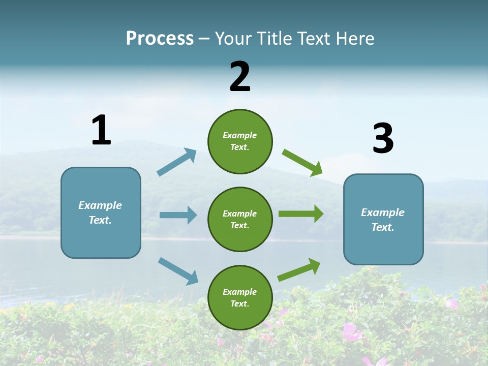 Landscape Green Scene PowerPoint Template