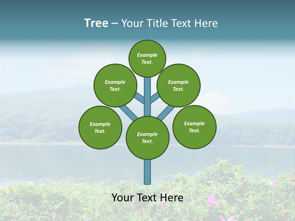 Landscape Green Scene PowerPoint Template