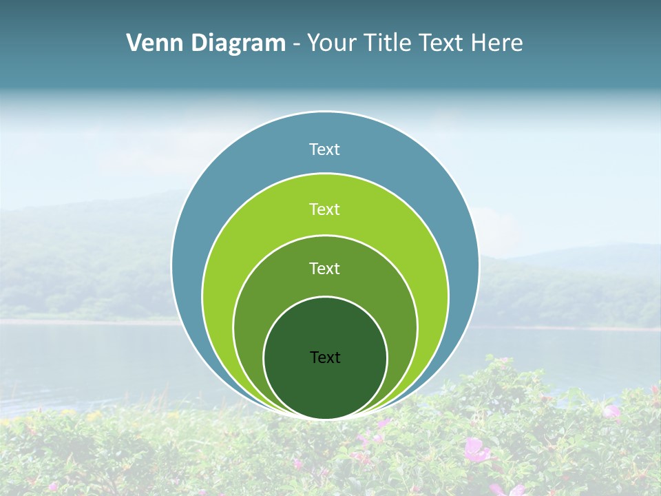Landscape Green Scene PowerPoint Template