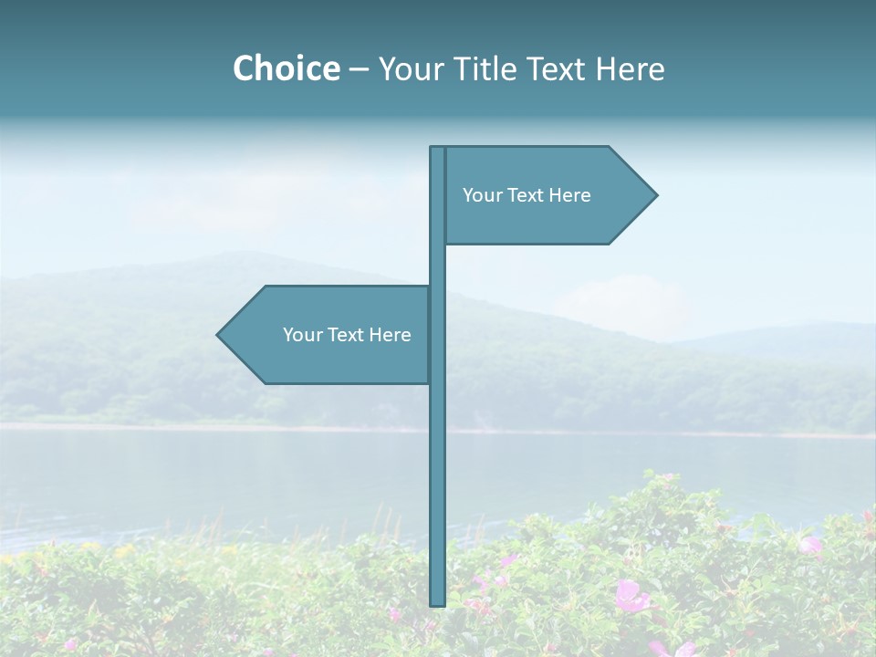Landscape Green Scene PowerPoint Template