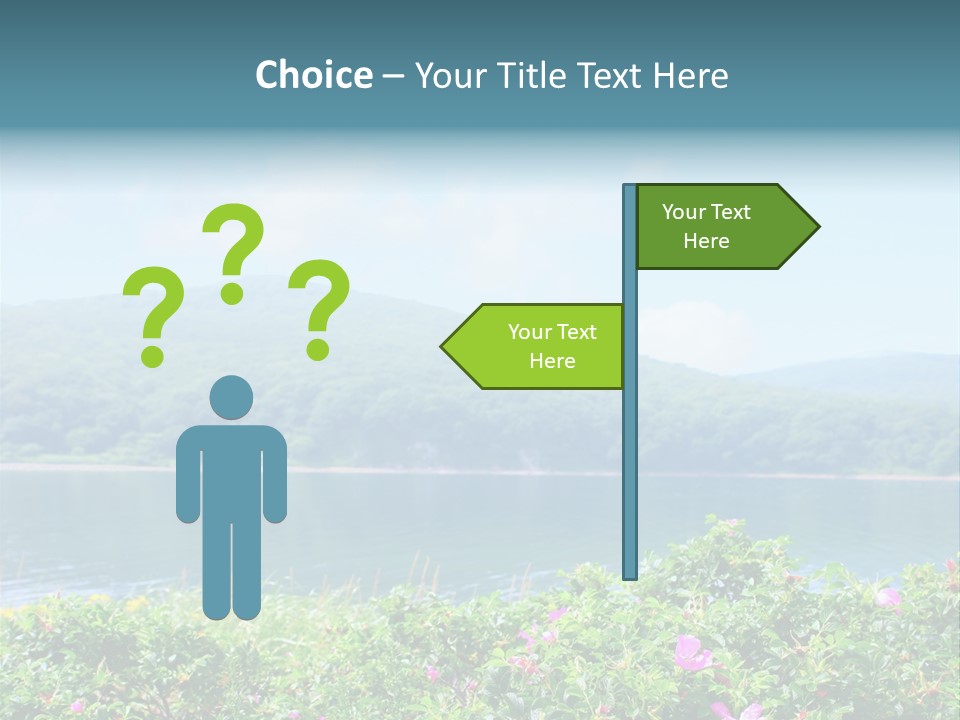 Landscape Green Scene PowerPoint Template