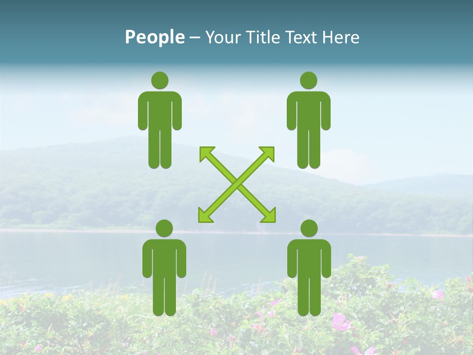 Landscape Green Scene PowerPoint Template