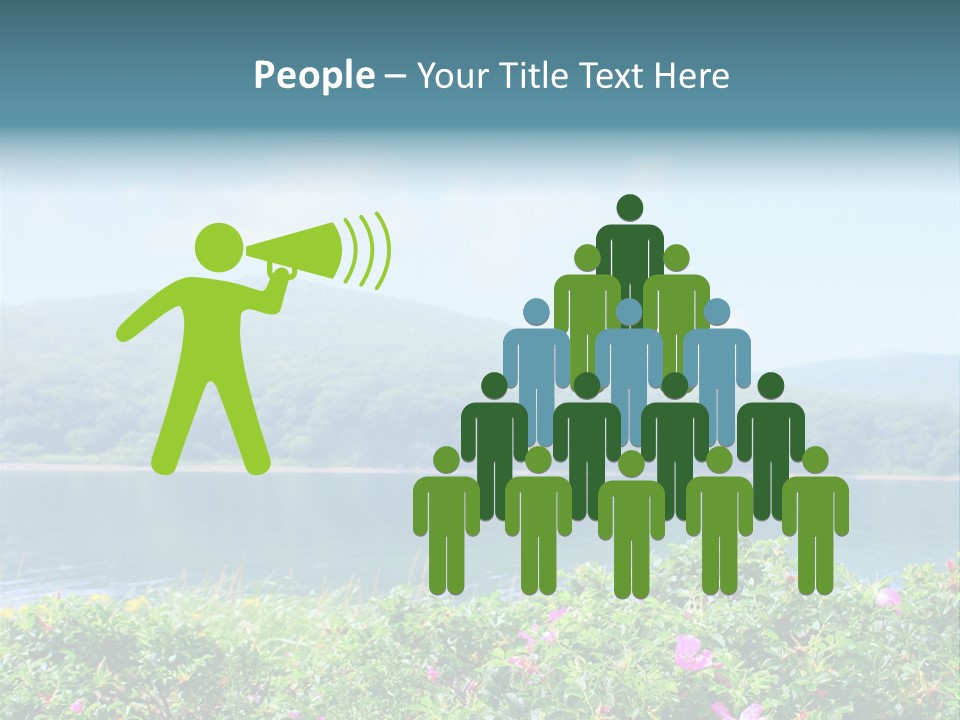 Landscape Green Scene PowerPoint Template