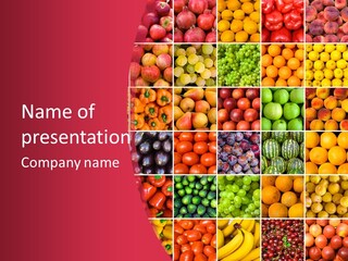 Vegetable Backgrounds PowerPoint Template