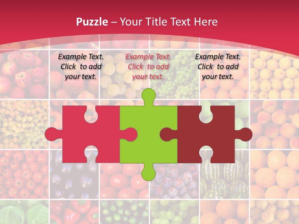 Vegetable Backgrounds PowerPoint Template