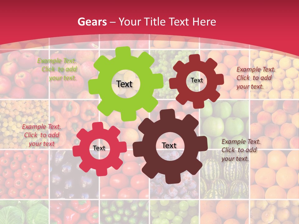 Vegetable Backgrounds PowerPoint Template