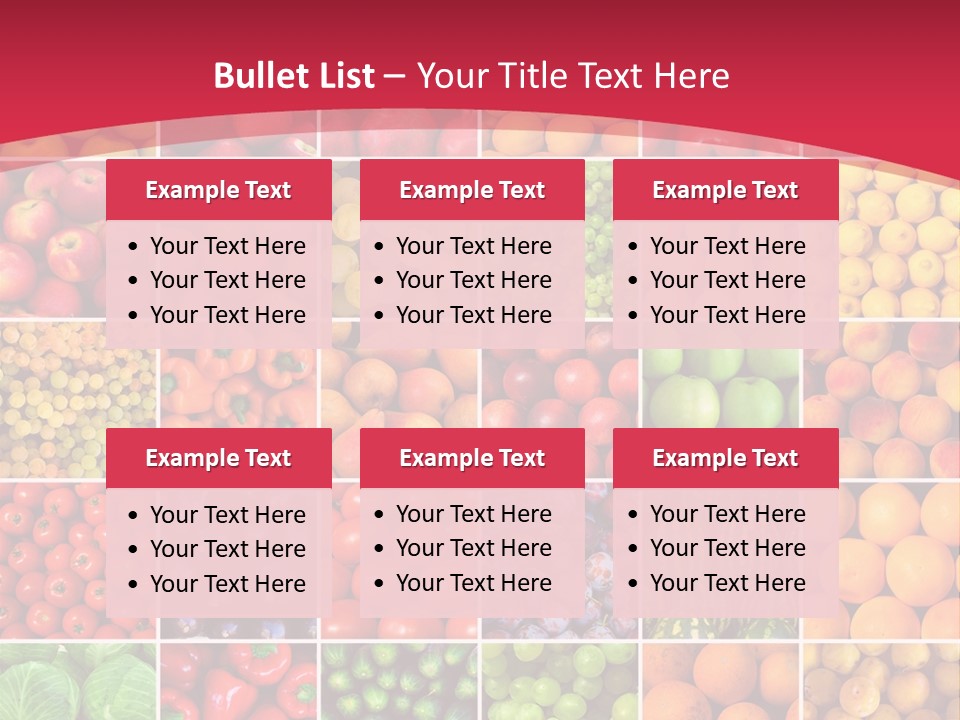 Vegetable Backgrounds PowerPoint Template