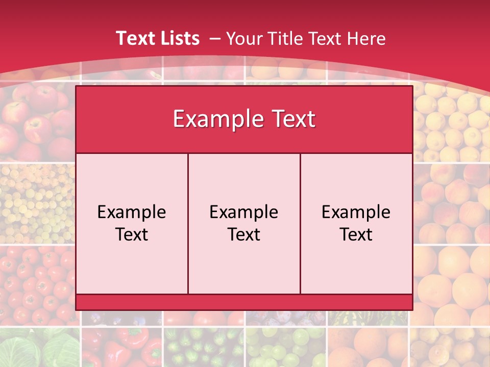 Vegetable Backgrounds PowerPoint Template