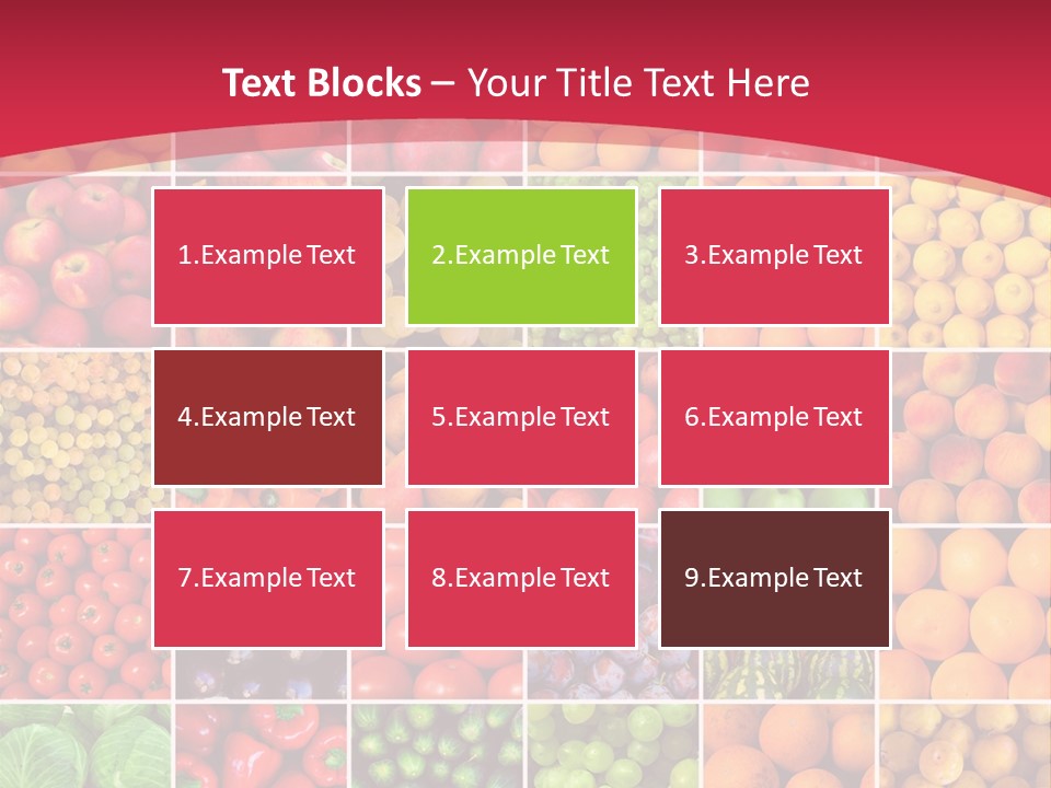 Vegetable Backgrounds PowerPoint Template