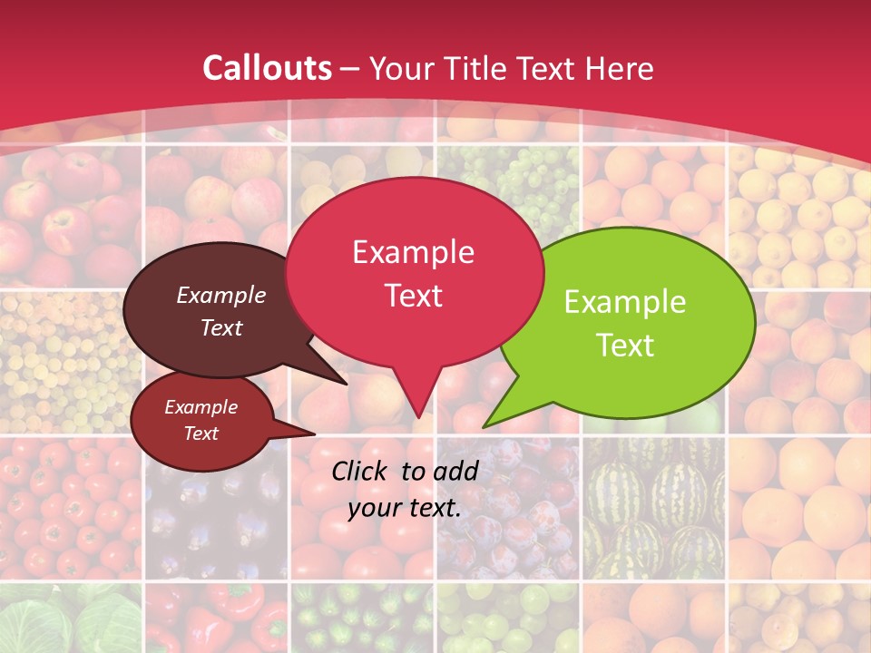 Vegetable Backgrounds PowerPoint Template
