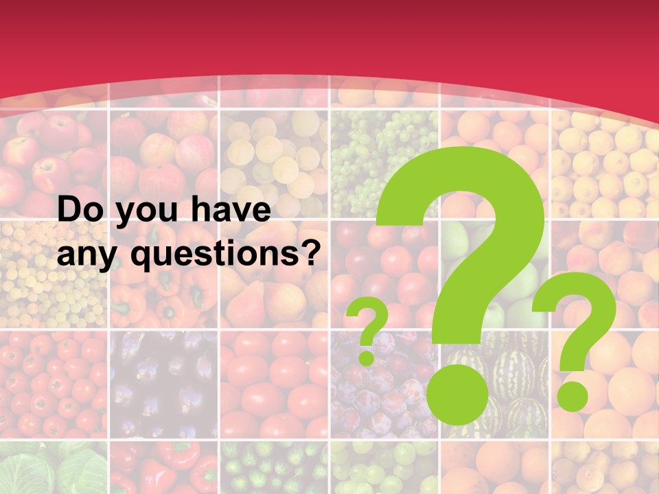 Vegetable Backgrounds PowerPoint Template