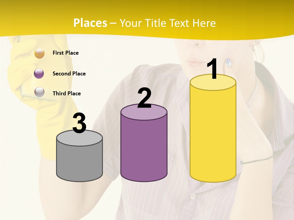 Sponge Responsibility Housewife PowerPoint Template