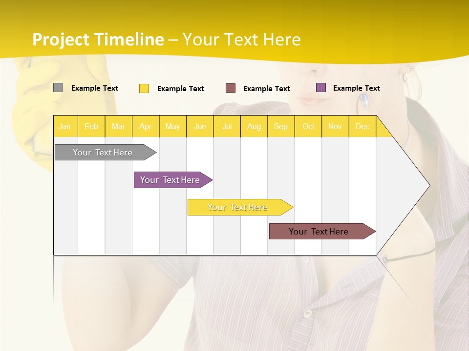 Sponge Responsibility Housewife PowerPoint Template