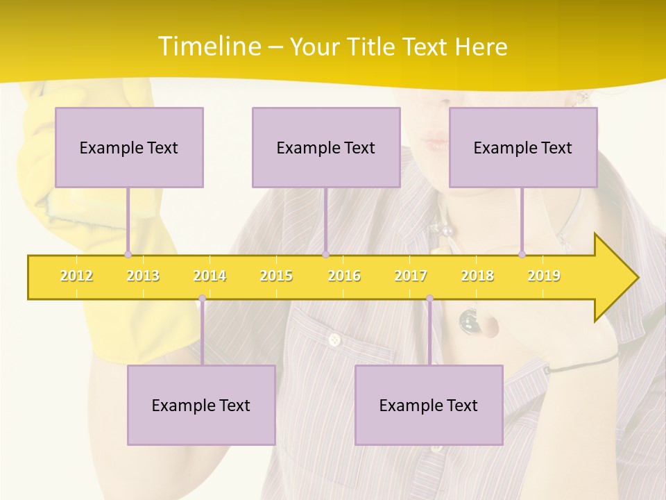 Sponge Responsibility Housewife PowerPoint Template