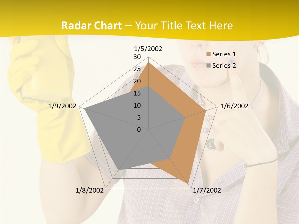 Sponge Responsibility Housewife PowerPoint Template