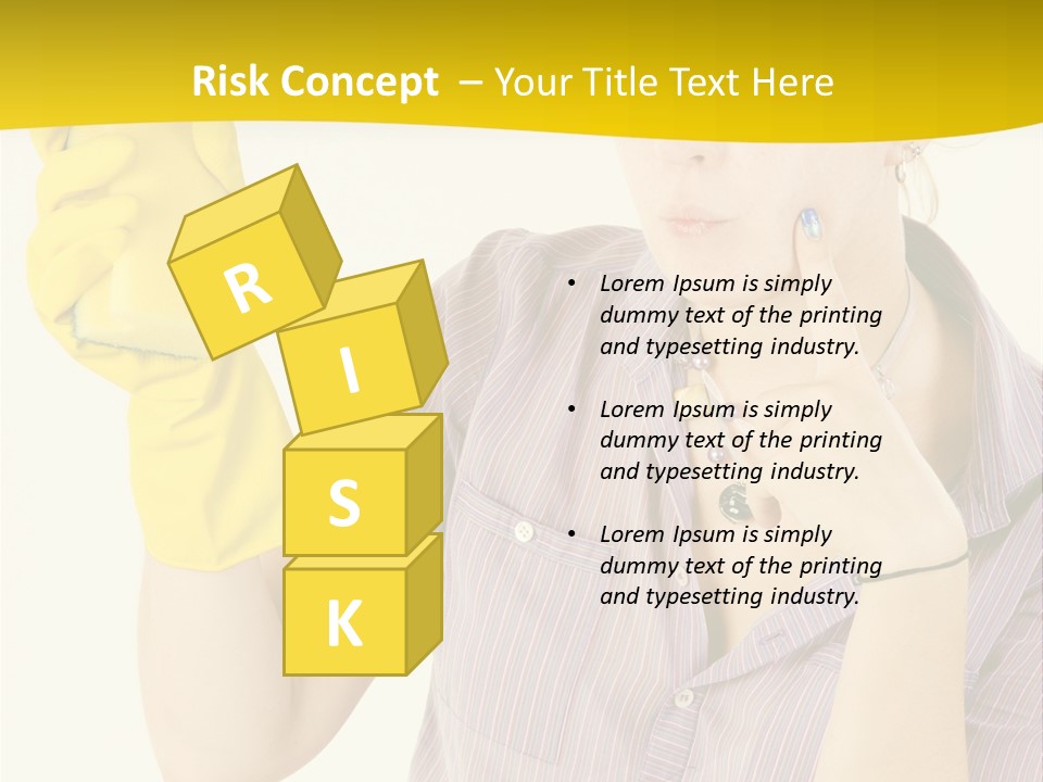 Sponge Responsibility Housewife PowerPoint Template