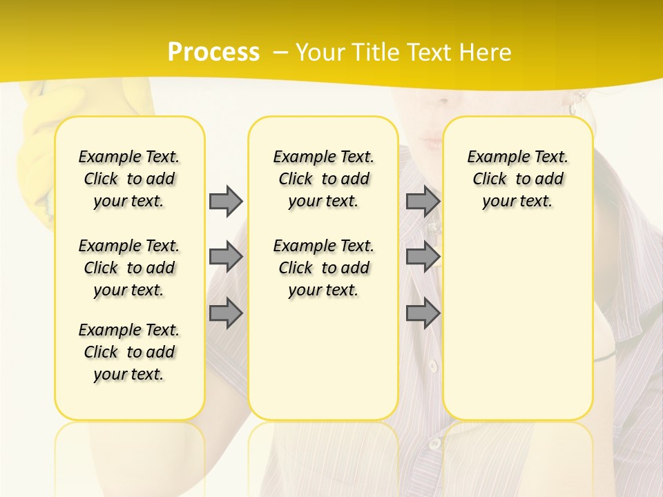 Sponge Responsibility Housewife PowerPoint Template