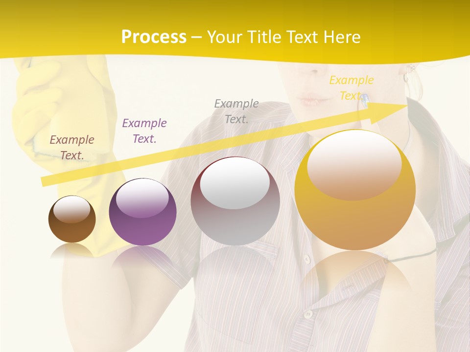 Sponge Responsibility Housewife PowerPoint Template