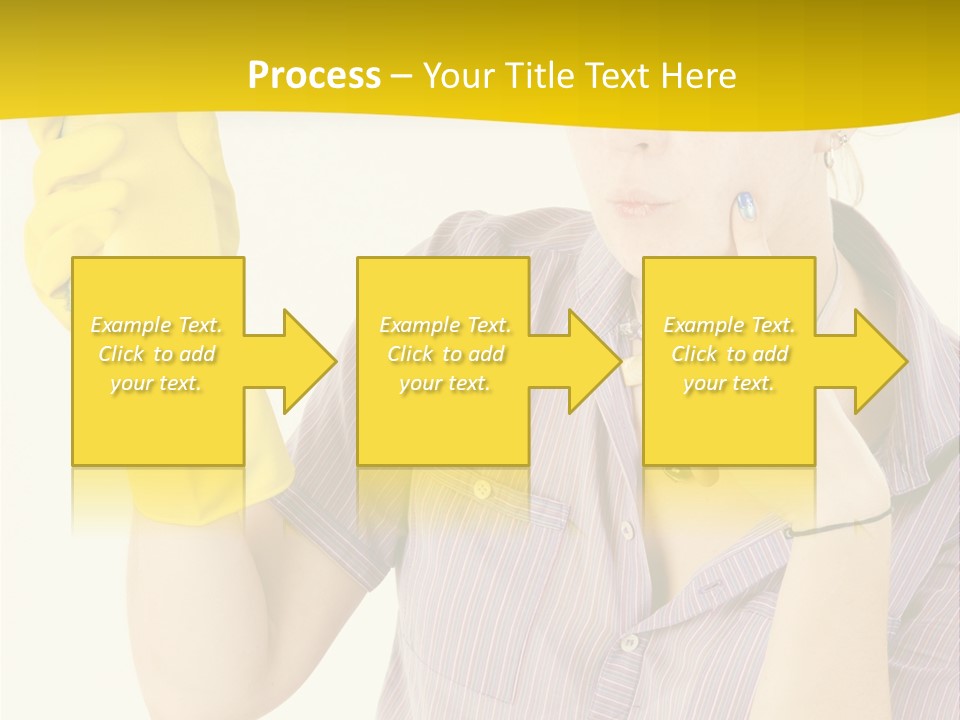 Sponge Responsibility Housewife PowerPoint Template